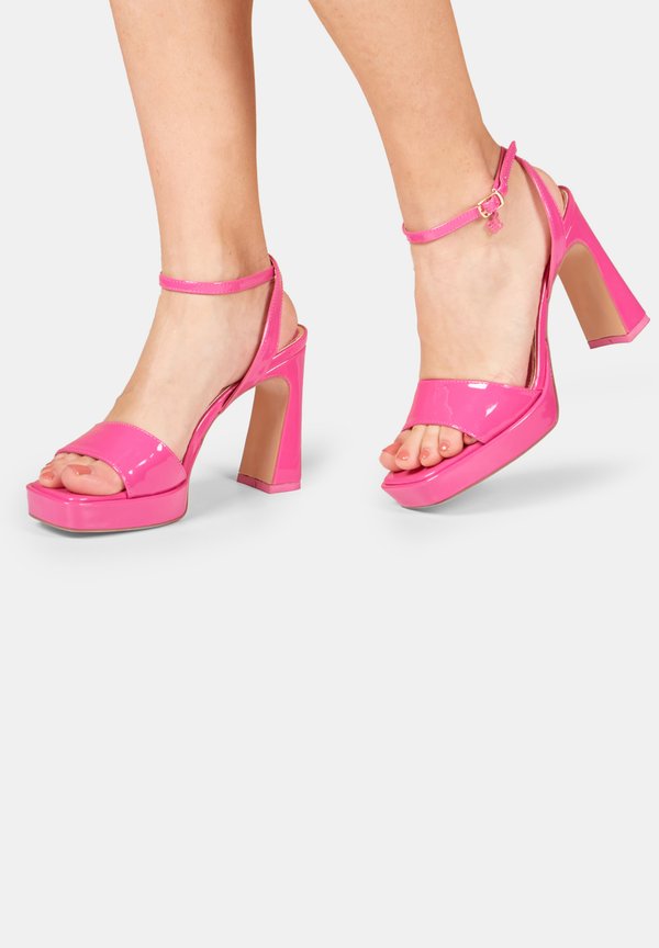 High Heel Sandalette - rosa