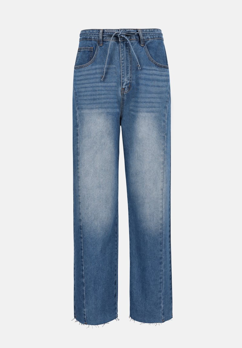 YOURTURN Baggy jeans donkerblauw denim