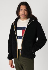 K-Way REVERSIBLE JACK POLAR DOUBLE UNISEX - Fleecejakke - black