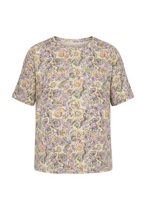 Studio Untold, T-SHIRT, OVERSIZE SHAPE, PAISLEY - T-shirt print - cactus