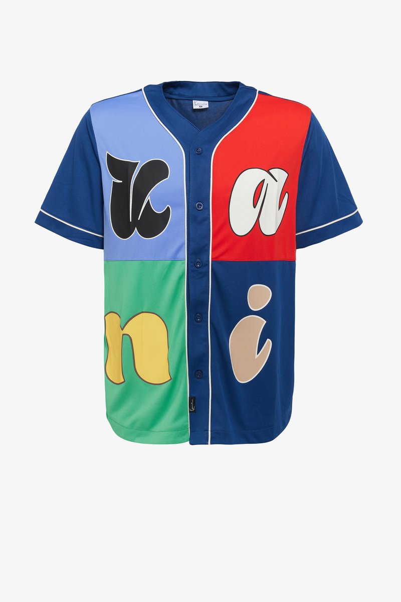Karl Kani SIGNATURE BLOCK BASEBALL SHIRT UNISEX - Skjorta - multicolor