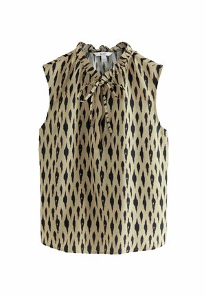 REGULAR FIT - HALTER TIE NECK SLEEVELESS  - Blúzka - dash print