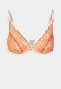 Não selecionado, mocha bisque