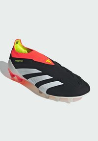 adidas Performance PREDATOR ELITE LACELESS ARTIFICIAL GRASS FOOTBALL - Voetbalschoenen voor harde ondergrond - core black cloud white solar red