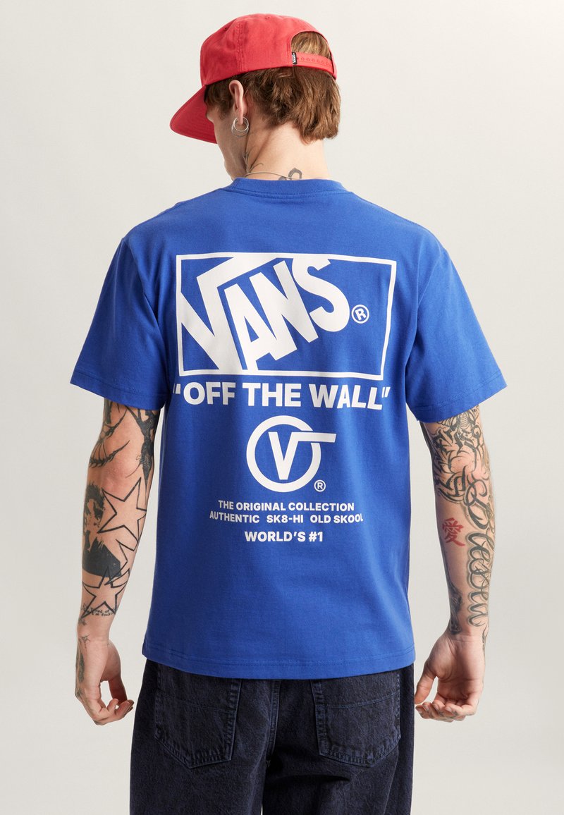 Vans STOCKPILE - Triko s potiskem - medium blue