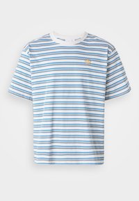 STRIPE TEE UNISEX - T-shirts med print - multicolor/blanch cargo/hazy orange