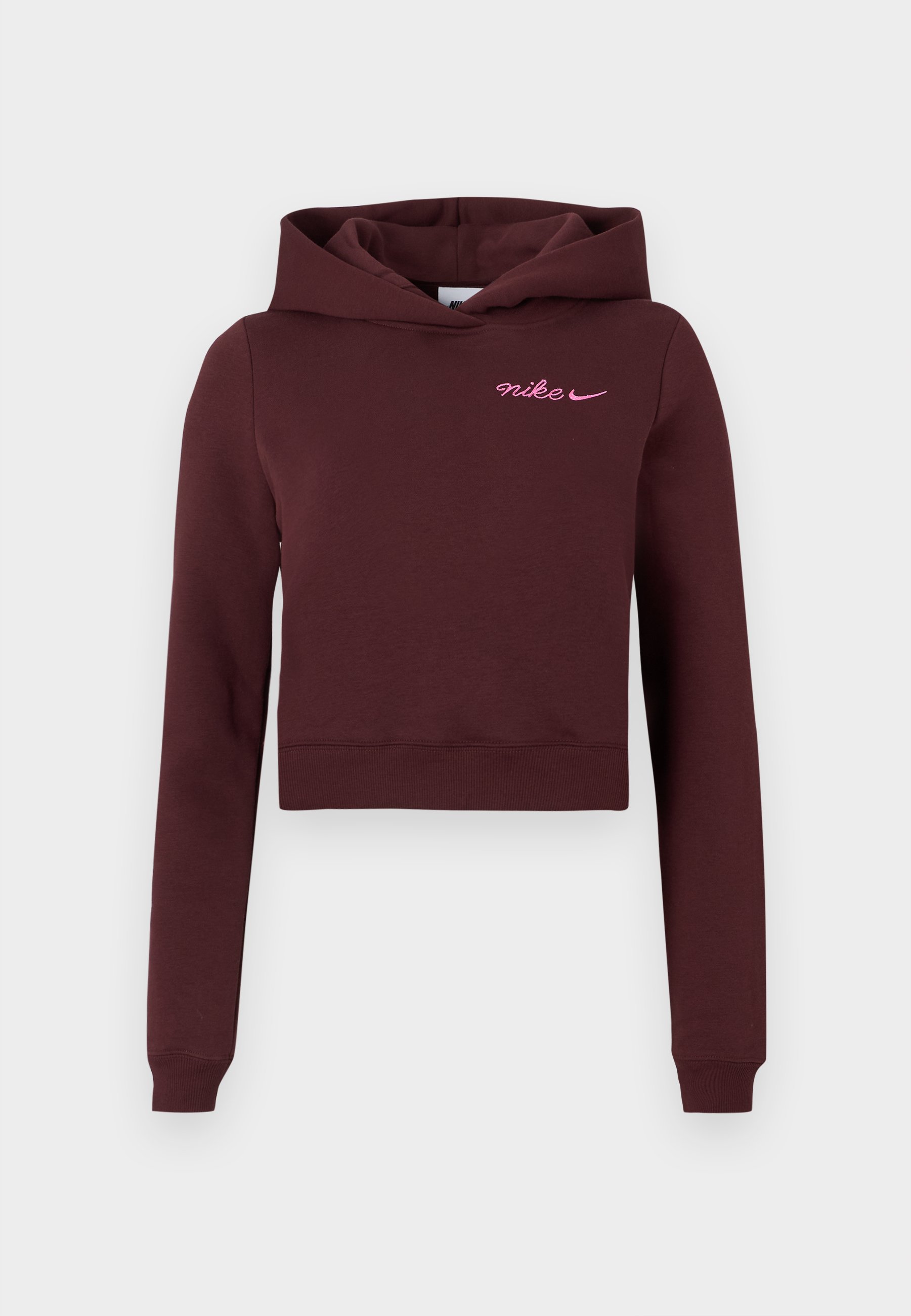 Nike Sportswear SHRUNKEN HOODIE - Mikina s kapucí - burgundy crush