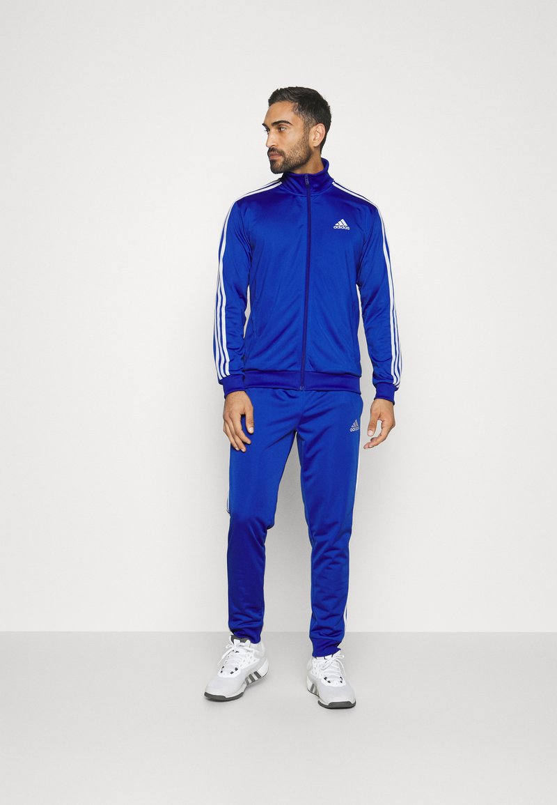 adidas Sportswear 3-STRIPES - Tracksuit - semi lucid blue/blue