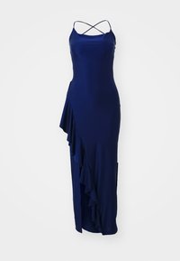 WEDDING GRACE RUFFLE - Vestito di maglina - navy blue