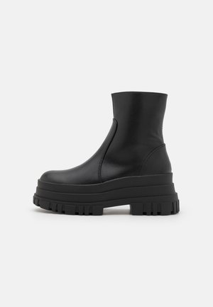 Bottines à plateau - black