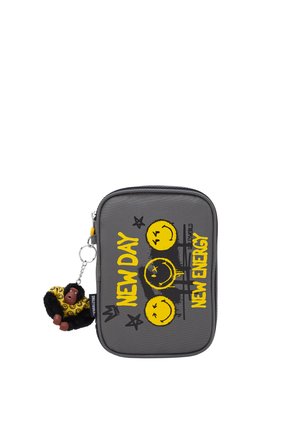 Kipling, 100 PENS UNISEX - Estuche escolar - happy face grey