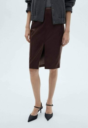 Pencil skirt - bordeaux