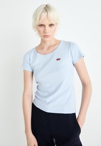 Levi's® CREWNECK TEE 2 PACK  - Βασικό μπλουζάκι - white/kentucky blue