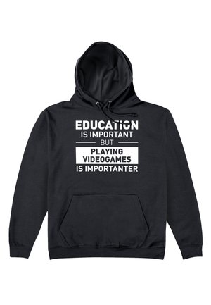 DUKE SONS VIDEOGAMES IS IMPORTANTER - Kapuzenpullover - black