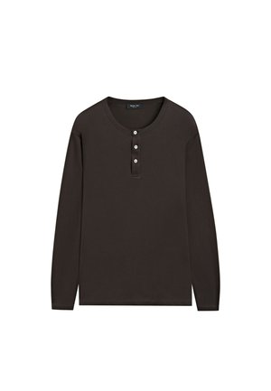 Massimo Dutti, Longsleeve - dark brown