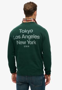 Superdry & Co CORE LOGO CITY CREW  - Sudadera - enamel green