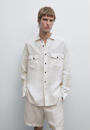 REGULAR FIT GARMENT - Košile - SAND