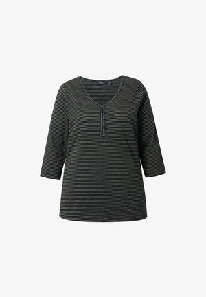 Ulla Popken, Langarmshirt - anthracite