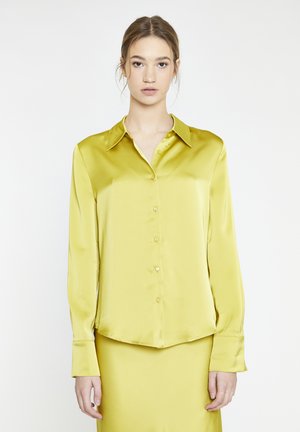 CHARTREUSE SATEEN CLASSIC  - Blusa - yellow sateen