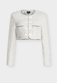 FLORINE CROPPED BOUCLE JACKET - Blazer - ivory