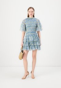 Malina MINNIE SHORT SLEEVE MINI DRESS - Day dress - ditsy