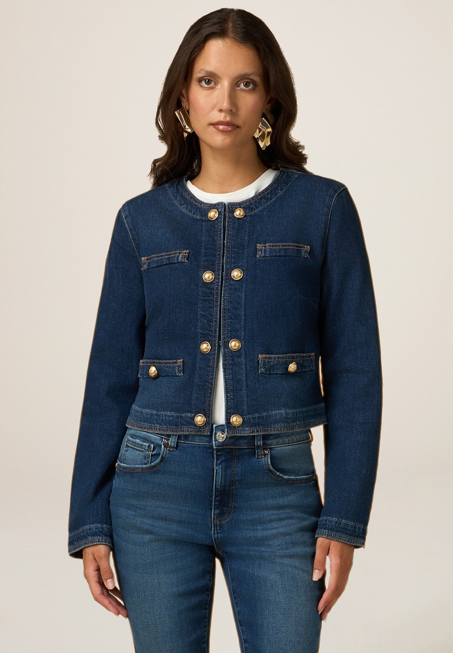 Oltre ARALDICI Giacca di jeans blu