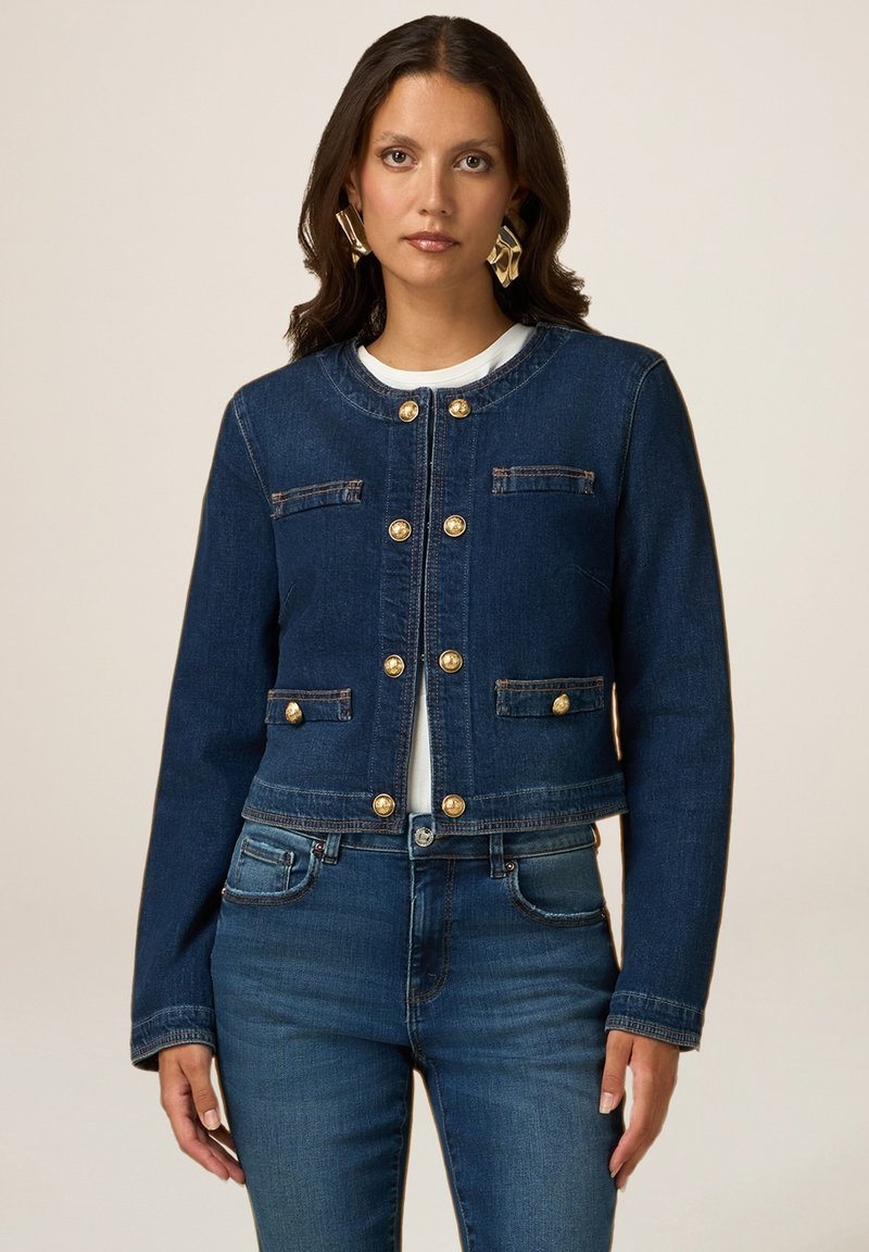 Oltre ARALDICI - Giacca di jeans - blu