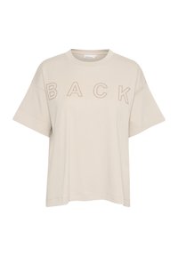 PARIS - Apdrukāts T-krekls - silver cloud