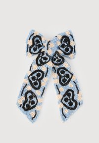 HEARTY BEADED BOW CLIP - Broche - kentucky blue