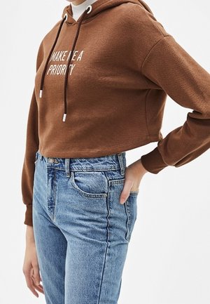 Sweat à capuche - brown