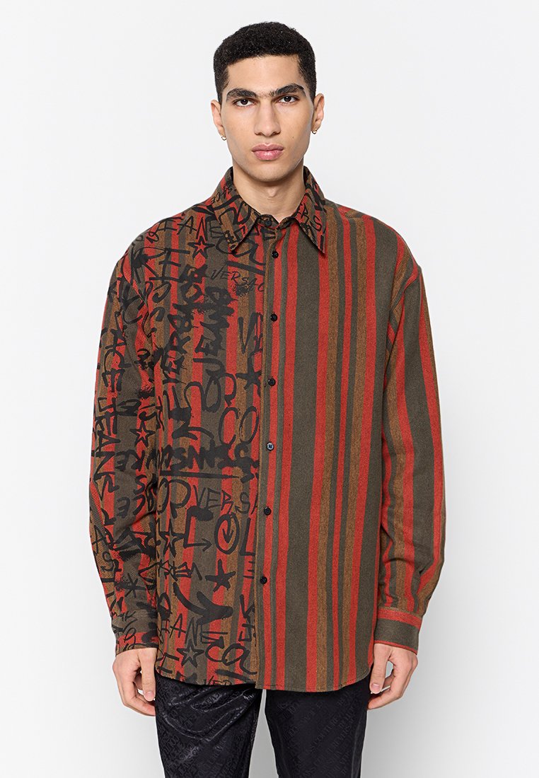 Versace Jeans Couture Overhemd olijfgroen Versace Jeans Couture Overhemd olijfgroen