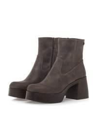 mtng Botines con plataforma - marron