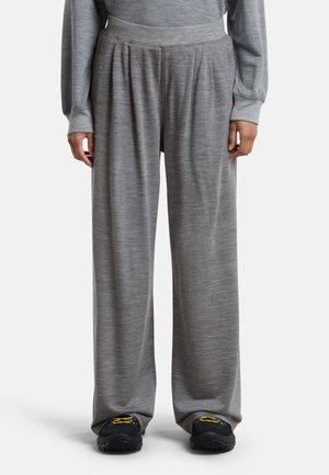 icebreaker, WOMEN MER 150 DRIFT WIDE LEG PANTS. - Pantalones deportivos - grey