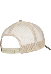 Flexfit TRUCKER 5-PANEL RETRO 2-TONE  - Šiltovka - brn/khaki