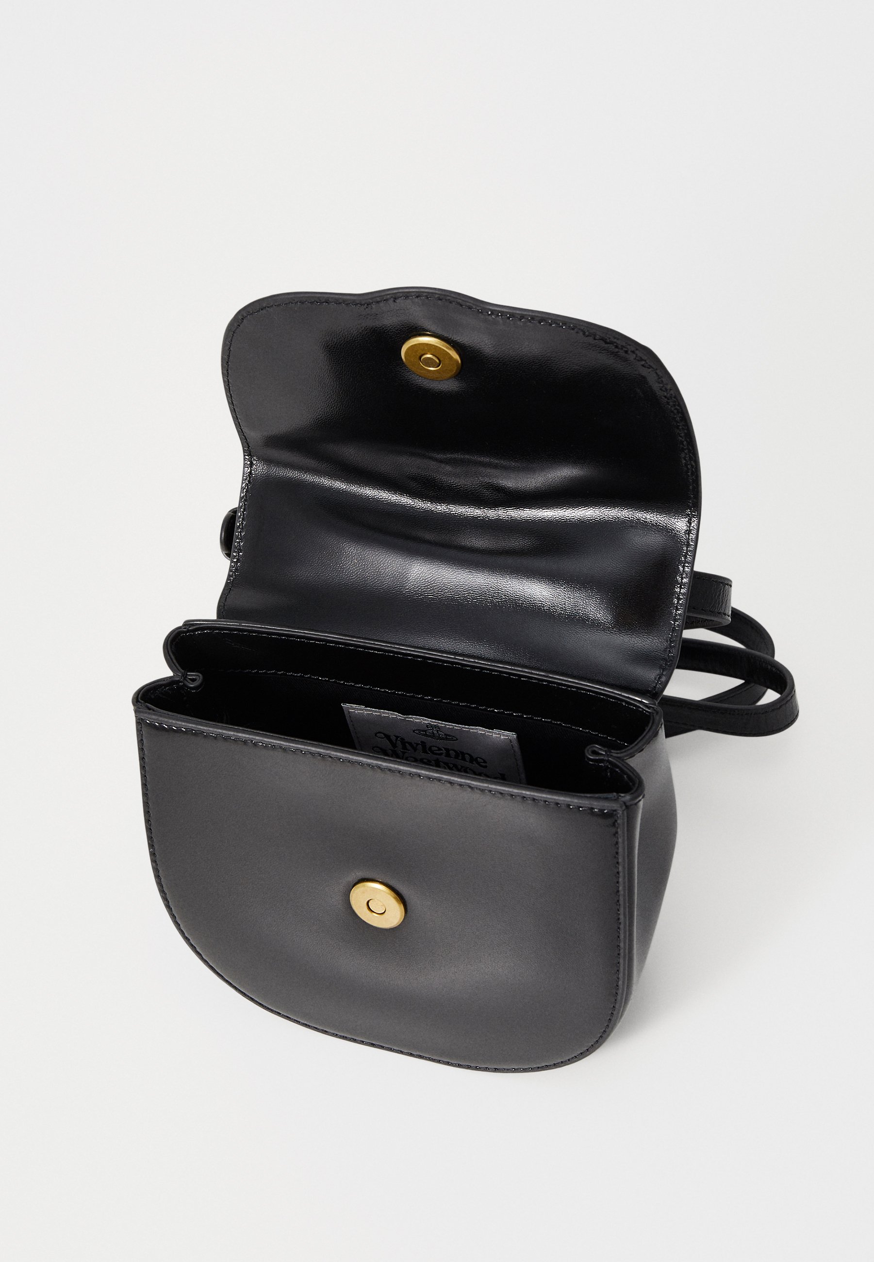 Vivienne Westwood JODIE SADDLE BAG UNISEX - Cross body bag - black