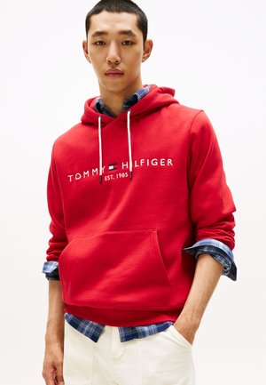 Tommy Hilfiger, LOGO - Φούτερ με κουκούλα - medium red