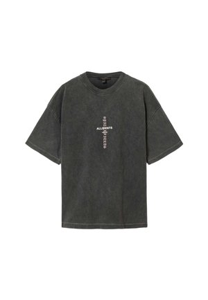 AllSaints T-shirt print - washed black