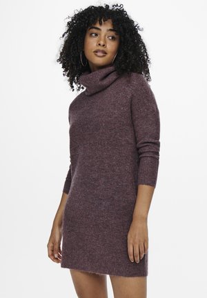 ONLJANA L/S COWLNECK  - Jumper dress - rose brown