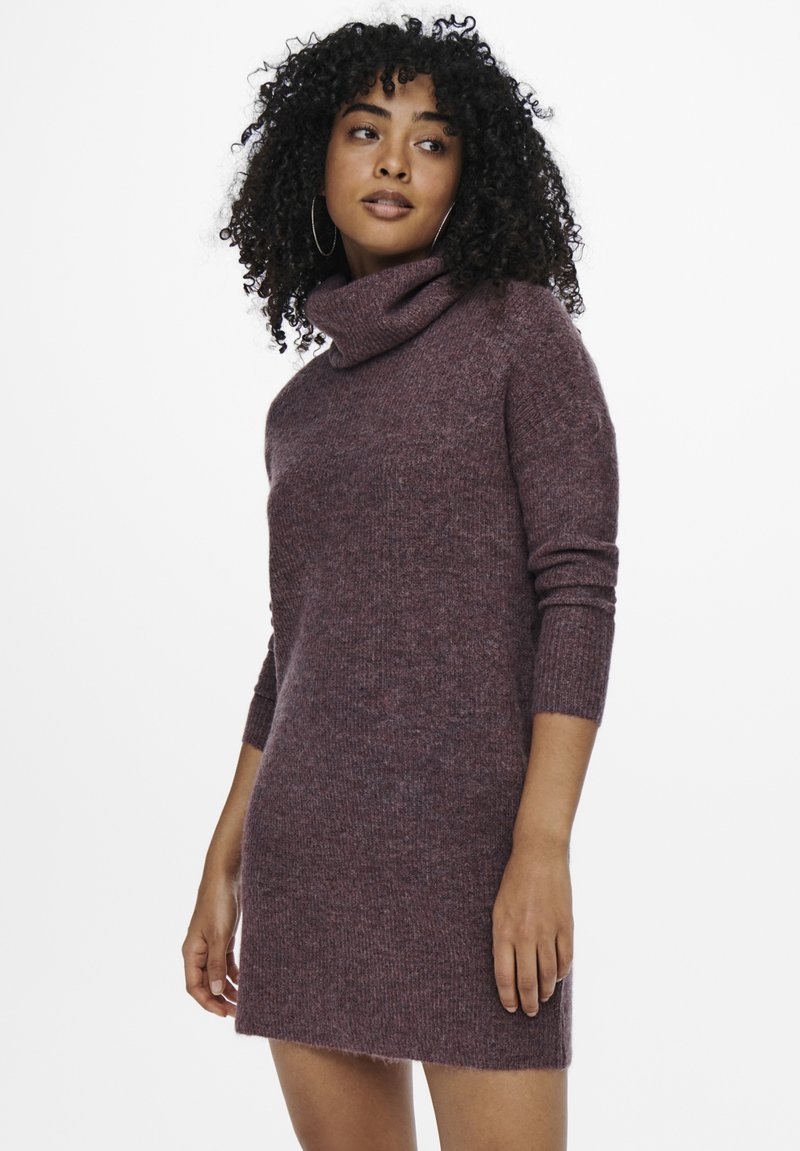 ONLY ONLJANA DRESS - Džemperkleita - rose brown