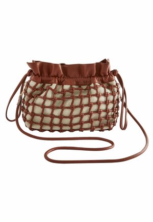 KNOT DETAIL REGULAR FIT - Clutch - tan brown