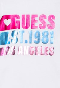 Guess JUNIOR GIRL - T-shirt imprimé - pure white