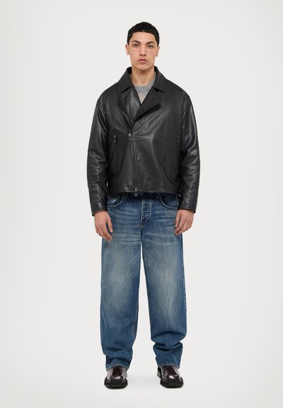 Emporio Armani Τζιν χαλαρής εφαρμογής - denim blu