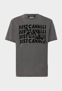 77PM601 R LOGO DAMAGE T-SHIRT - T-shirt imprimé - grey