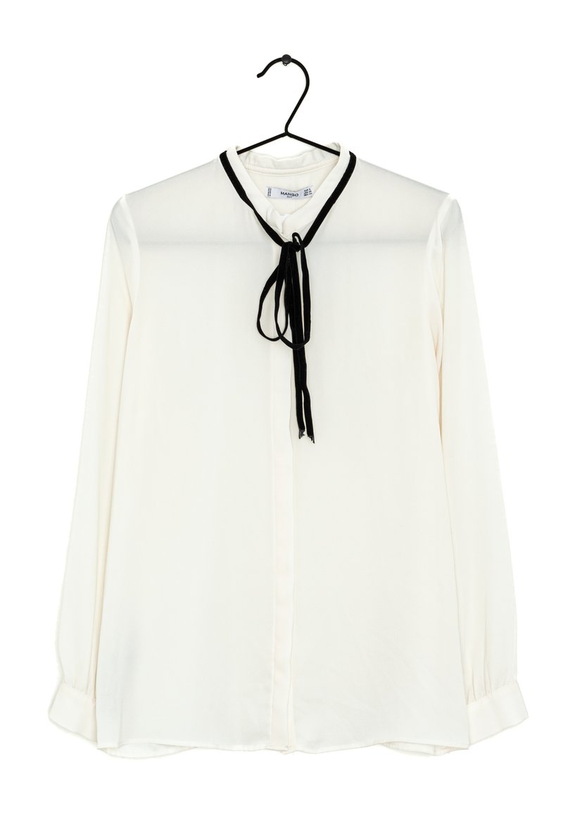 Mango Button-down blouse - white