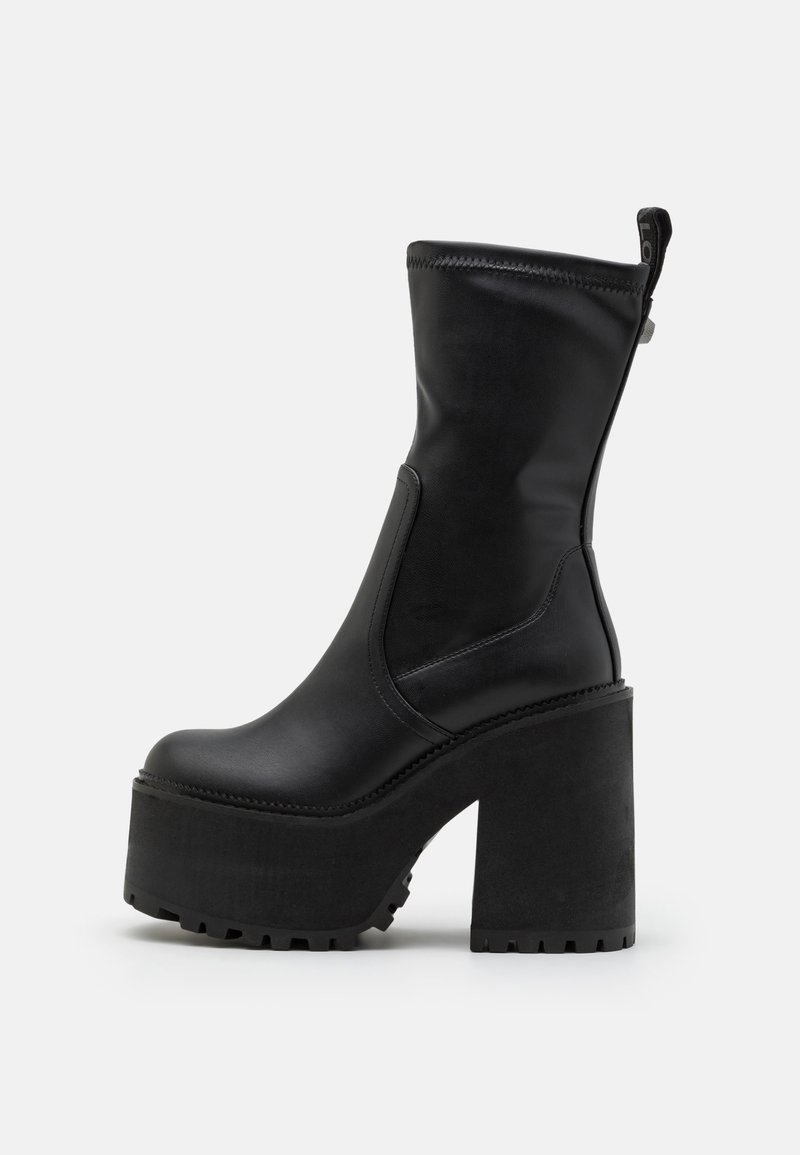 Buffalo KILLAH SOCK BOOT - Bottes à plateau - black