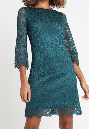 Koktejlové šaty / šaty na párty - mottled teal