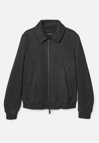 BLOUSON JACKET - Leren jas - anthracite