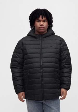 Jack & Jones, JJELVIS PUFFER HOOD - Леко яке - black