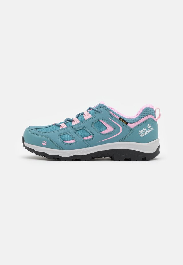 VOJO TEXAPORE LOW UNISEX - Hiking shoes - grey/pink