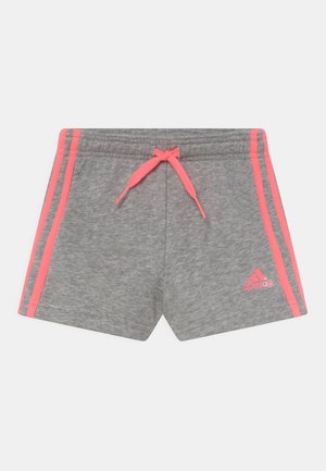UNISEX - Sportovní kraťasy - medium grey heather/acid red